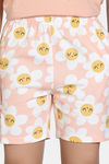 Zivame Knit Cotton Short Set - Almost Apricot — thumbnail 6